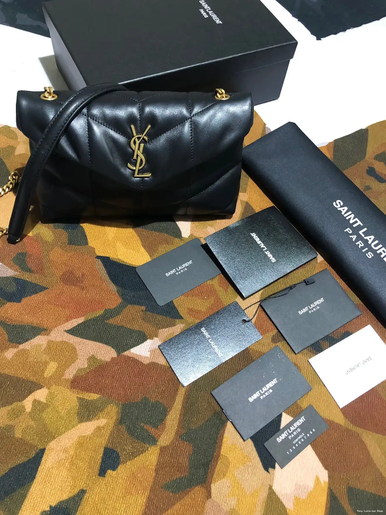 Tony Luxuries CHAIN YSL BAG MINI PUFFER SMALL 0511